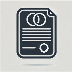 Marriage license icon